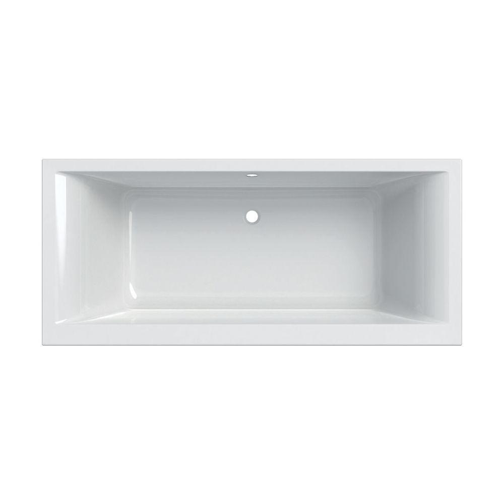 Geberit Renova Plan Rechteckbadewanne Duo 180x80cm, Gesamtvolumen 219l... GEBERIT-554307011 4025410710505 (Abb. 2)