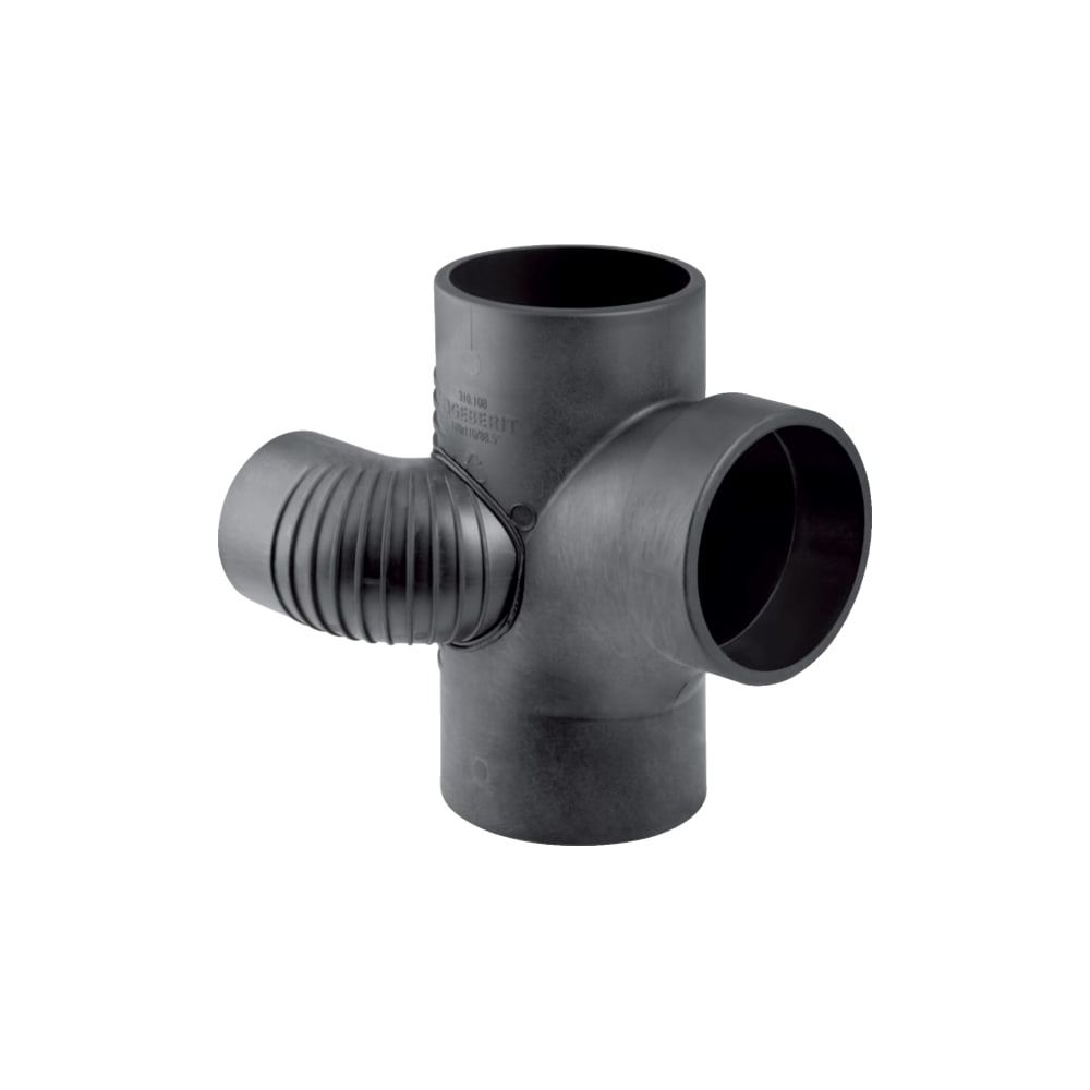 Geberit Silent db20 Schachtbogenabzweig 88,5 Grad rechts, 110x90x56mm... GEBERIT-310875141 4025410100535 (Abb. 1)