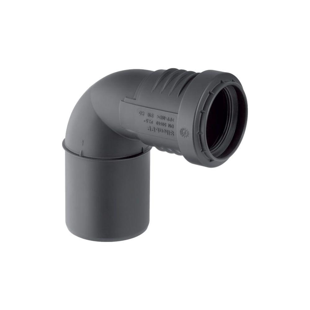 Geberit Silent-PP Bogen 87,5 Grad, reduziert 50/75mm... GEBERIT-390325141 4025410069863 (Abb. 1)