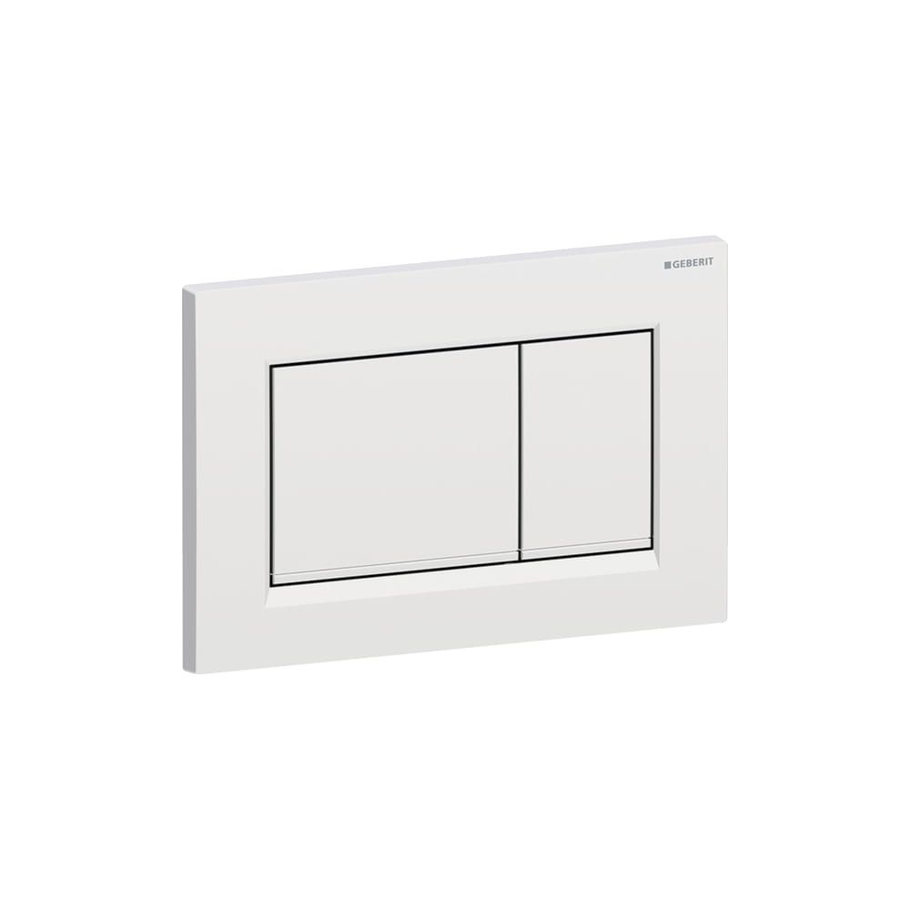 Geberit Drückerplatte Sigma20 mit 2-Mengen-Spülung, Mattchrom lackiert/Hochglanz ver... GEBERIT-115883JQ1 4025416352495 (Abb. 4)