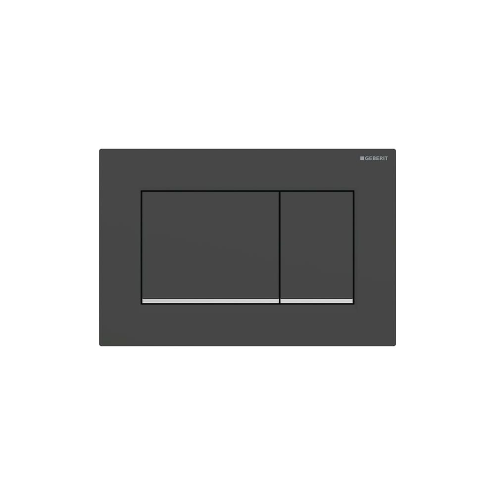 Geberit Sigma 20 (ex Sigma 30) Drückerplatte mit 2-Mengen-Spülung, Mattschwarz lacki... GEBERIT-115883141 4025416709176 (Abb. 3)