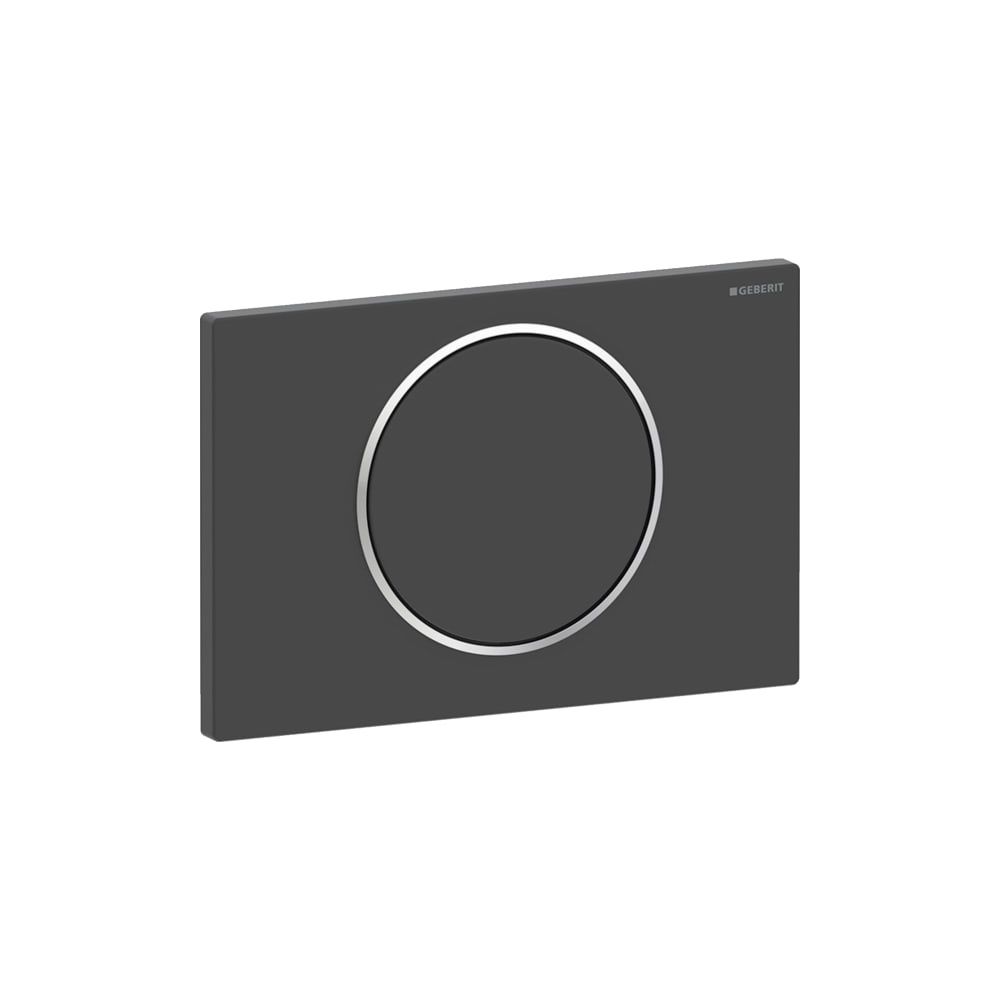 Geberit Drückerplatte Sigma10, für Spül-Stopp-Spülung Mattschwarz lackiert poliert, ... GEBERIT-115758145 4025416709244 (Abb. 4)