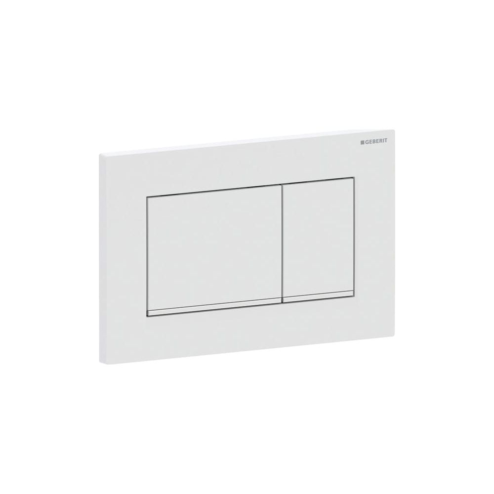 Geberit Drückerplatte Sigma20 mit 2-Mengen-Spülung, Weiß matt lackiert/Hochglanz ver... GEBERIT-115883JT1 4025410635563 (Abb. 4)