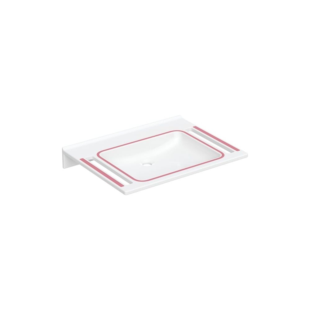 Geberit Publica Waschtisch eckiges Design, Ausschnitten barrierefrei demenzgerecht B... GEBERIT-500666014 4025410753571 (Abb. 3)