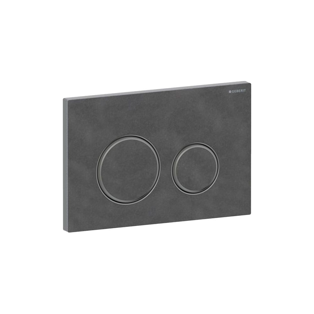 Geberit Drückerplatte Sigma50, 2-Mengen-Spülung, rund, Mustang-Schiefer, Metallfarbe... GEBERIT-115651JM1 4025410748607 (Abb. 4)
