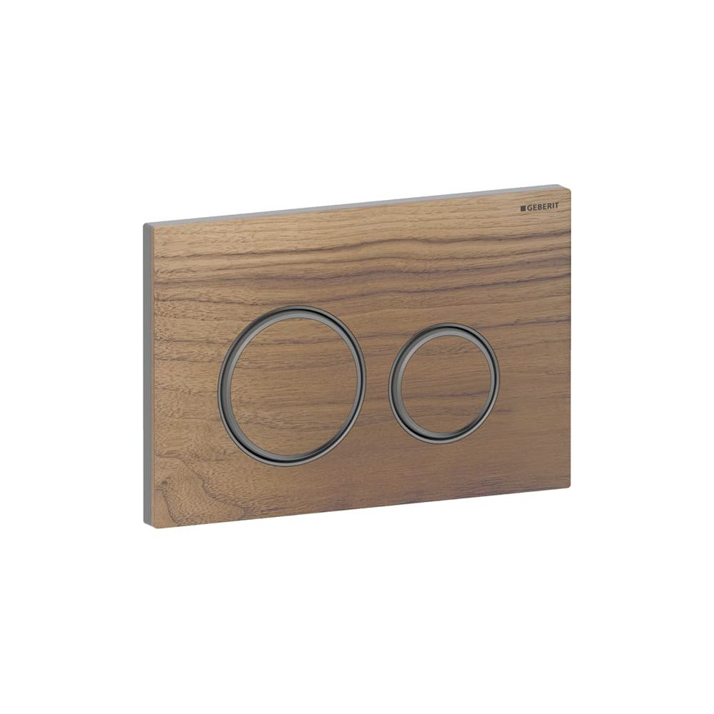 Geberit Drückerplatte Sigma50, 2-Mengen-Spülung, rund, Nussbaum amerikanisch, Metall... GEBERIT-115651JX1 4025410749239 (Abb. 4)