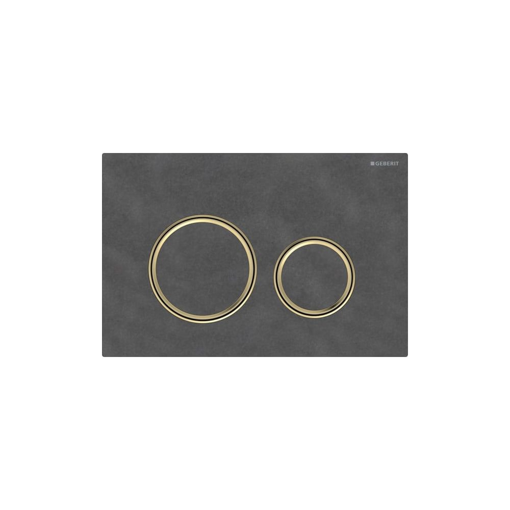 Geberit Sigma 50 (ex Sigma 21) Drückerplatte, 2-Mengen-Spülung, Round, Mustang-Schie... GEBERIT-115652JM1 4025410749246 (Abb. 3)
