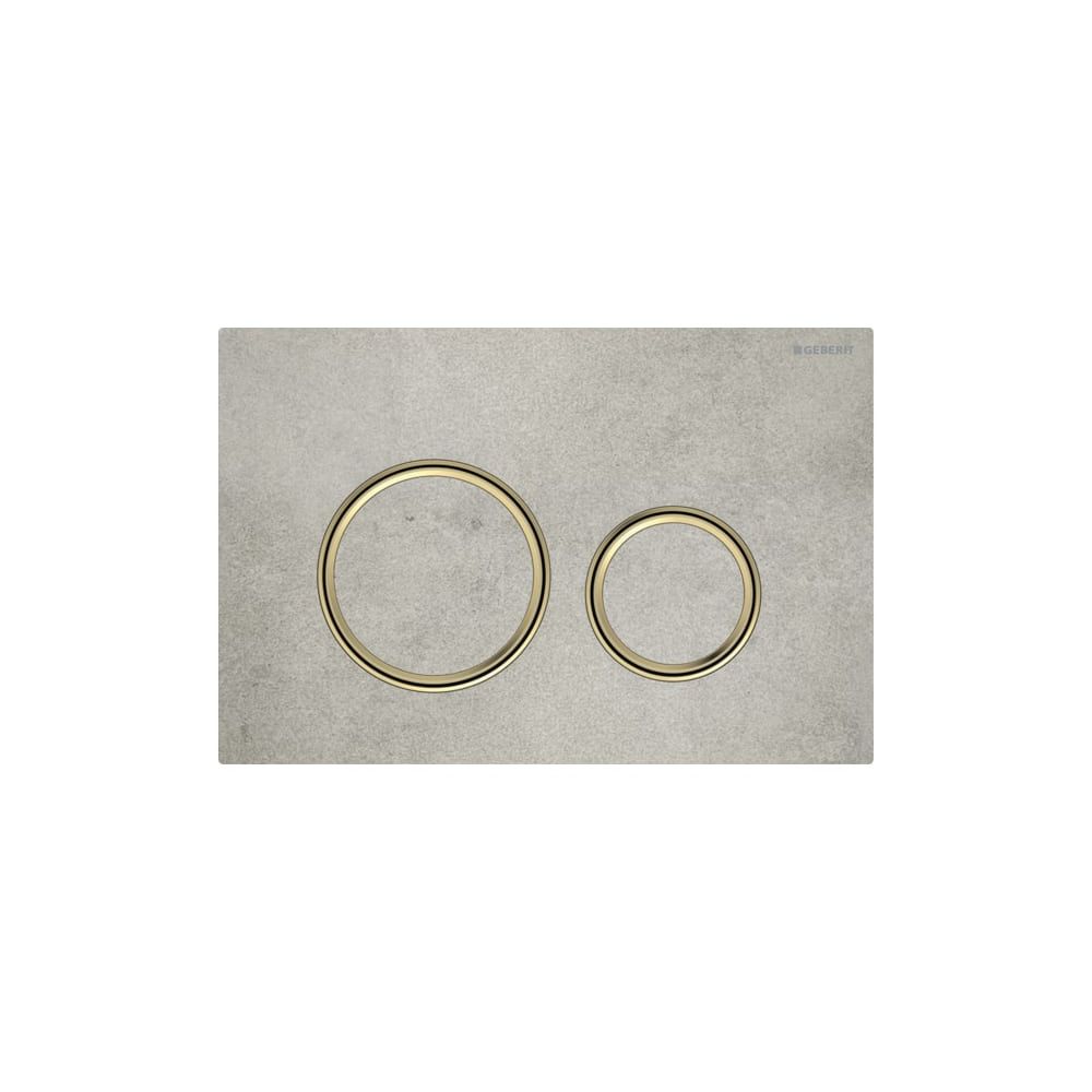 Geberit Sigma 50 (ex Sigma 21) Drückerplatte, 2-Mengen-Spülung, Round, Betonoptik, M... GEBERIT-115652JV1 4025410749345 (Abb. 3)