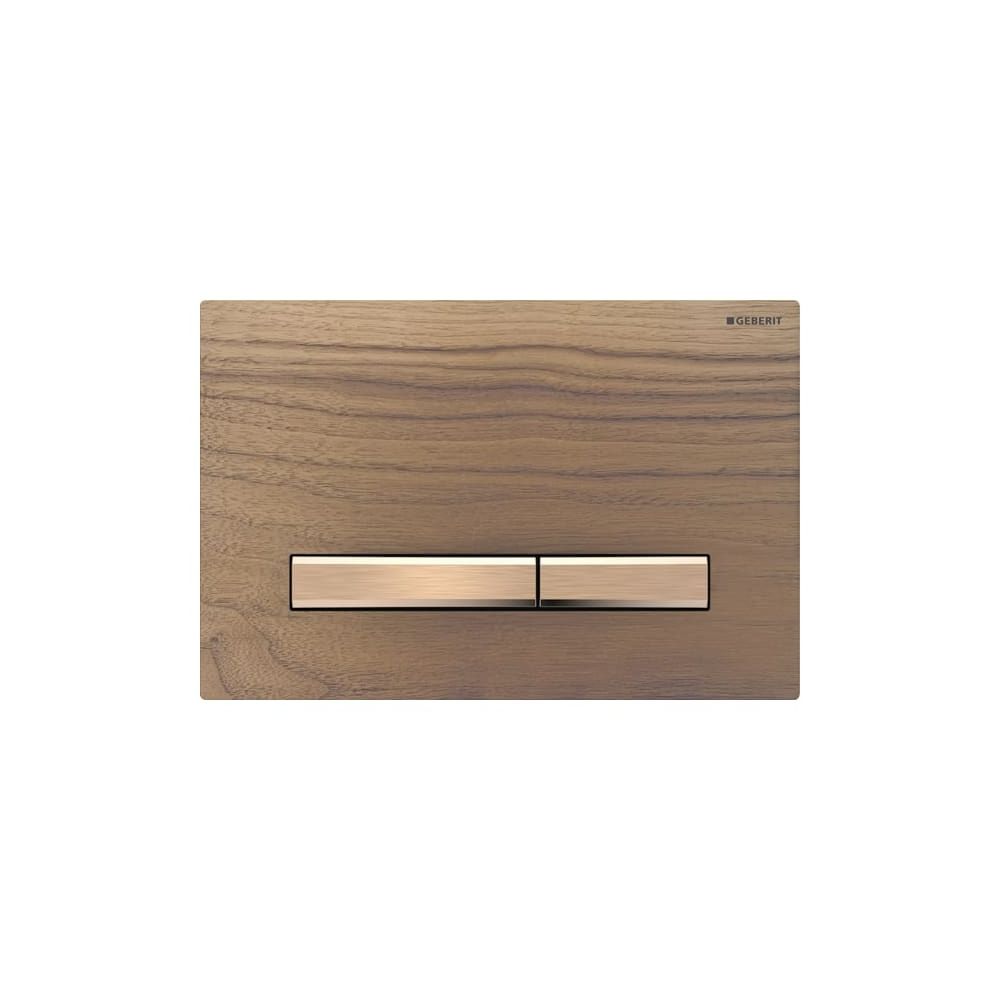 Geberit Sigma 50 Drückerplatte, 2-Mengen-Spülung, Square, Nussbaum amerikanisch, Met... GEBERIT-115670JX2 4025410749260 (Abb. 3)