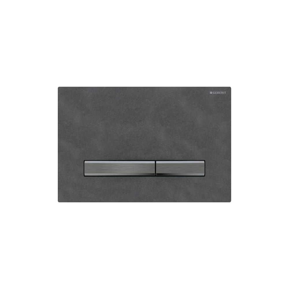 Geberit Sigma 50 Drückerplatte, 2-Mengen-Spülung, Square, Mustang-Schiefer, Metallfa... GEBERIT-115671JM2 4025410749437 (Abb. 3)