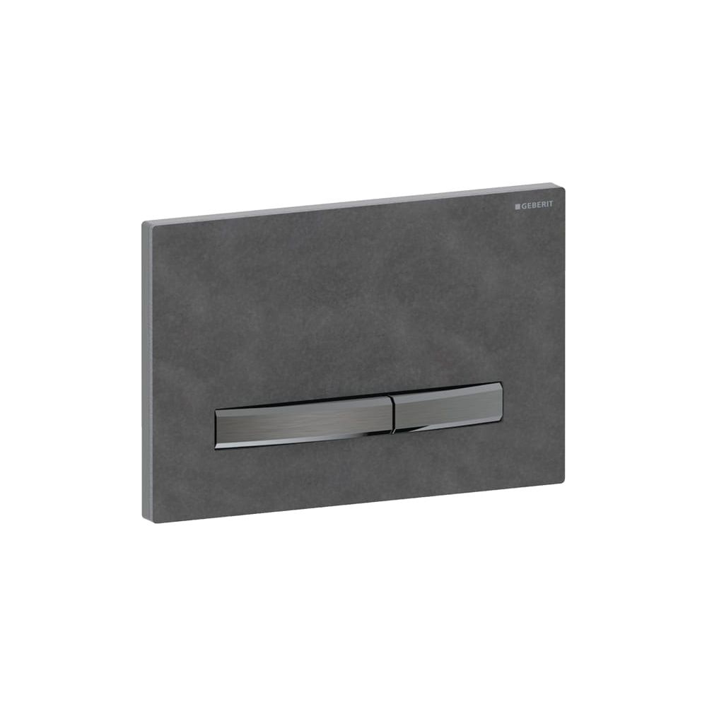 Geberit Drückerplatte Sigma50, 2-Mengen-Spülung, Square, Mustang-Schiefer, Metallfar... GEBERIT-115671JM2 4025410749437 (Abb. 4)
