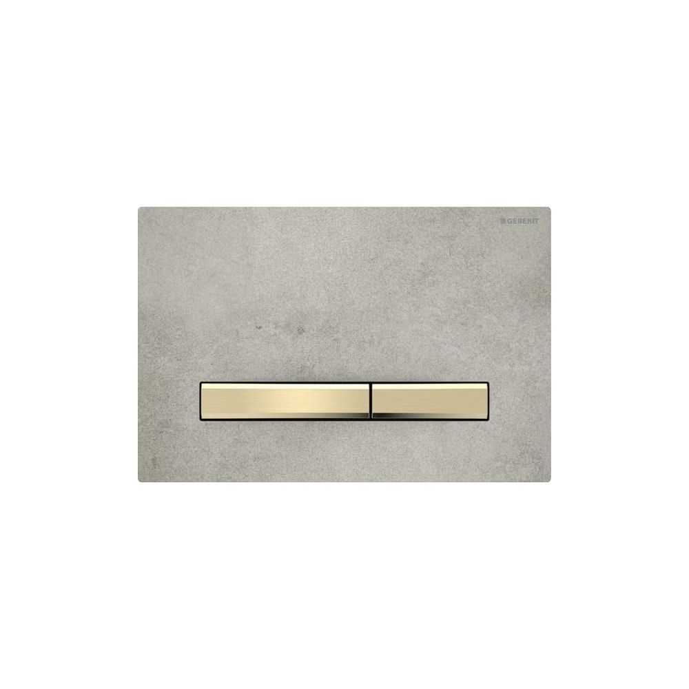 Geberit Sigma 50 Drückerplatte, 2-Mengen-Spülung, Square, Betonoptik, Metallfarbe Me... GEBERIT-115672JV2 4025410749659 (Abb. 3)