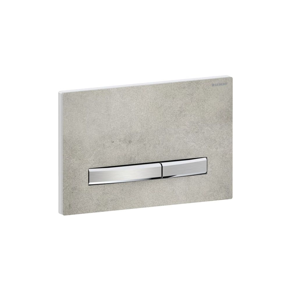 Geberit Drückerplatte Sigma50, 2-Mengen-Spülung, Square, Betonoptik, Metallfarbe ver... GEBERIT-115788JV2 4025410758231 (Abb. 4)