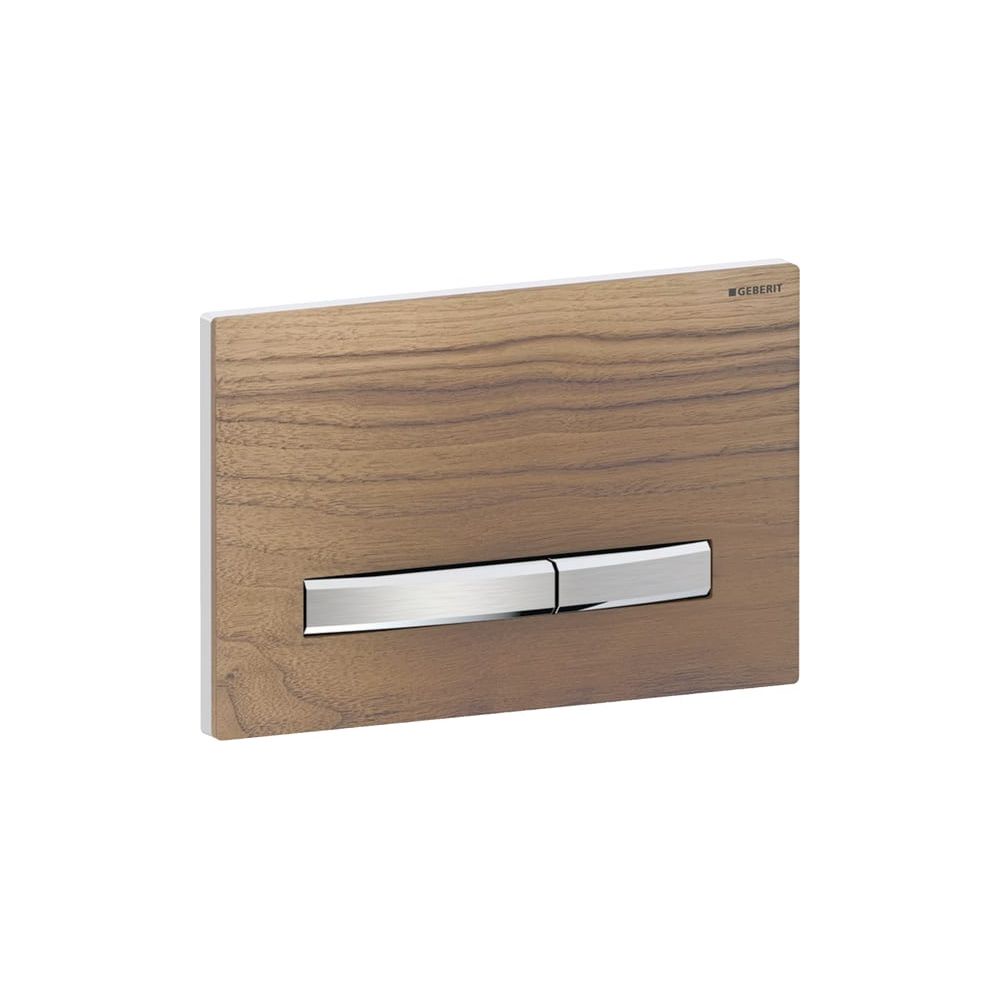 Geberit Drückerplatte Sigma50, 2-Mengen-Spülung, Square, Nussbaum amerikanisch, Meta... GEBERIT-115788JX2 4025410758958 (Abb. 4)