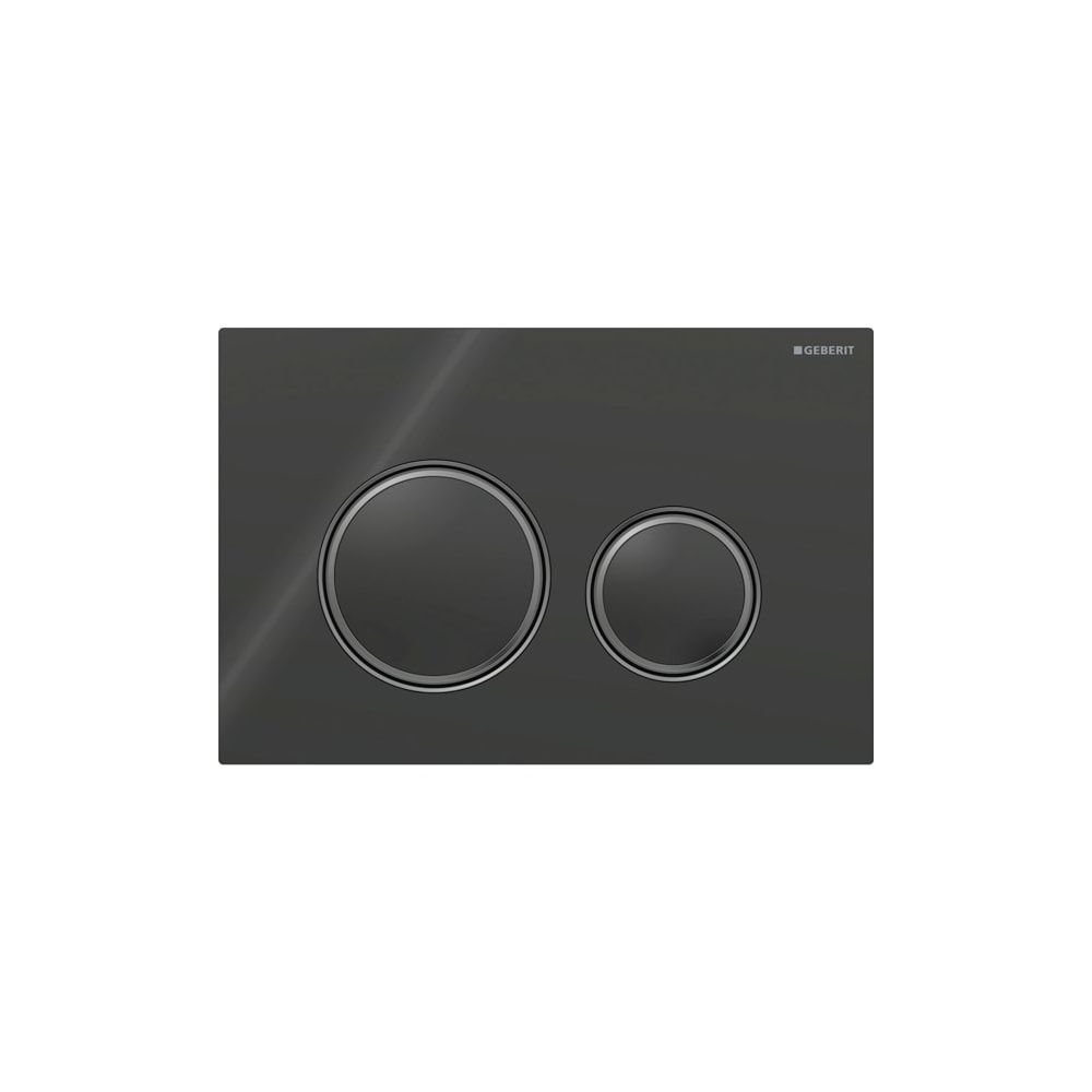 Geberit Sigma 50 (ex Sigma 21) Drückerplatte, 2-Mengen-Spülung, Round, Schwarz, Meta... GEBERIT-115651SJ1 4025410759412 (Abb. 3)