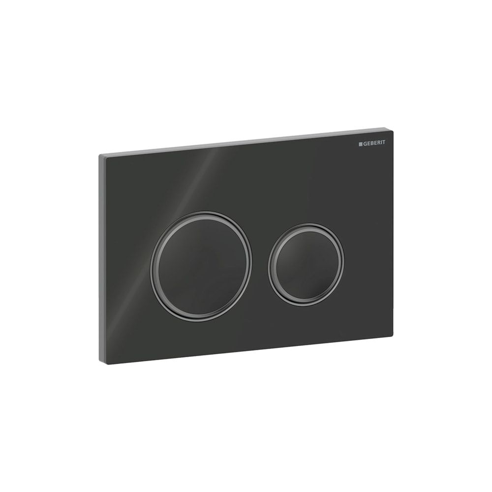 Geberit Drückerplatte Sigma50, 2-Mengen-Spülung, rund, Schwarz, Metallfarbe Schwarzc... GEBERIT-115651SJ1 4025410759412 (Abb. 4)