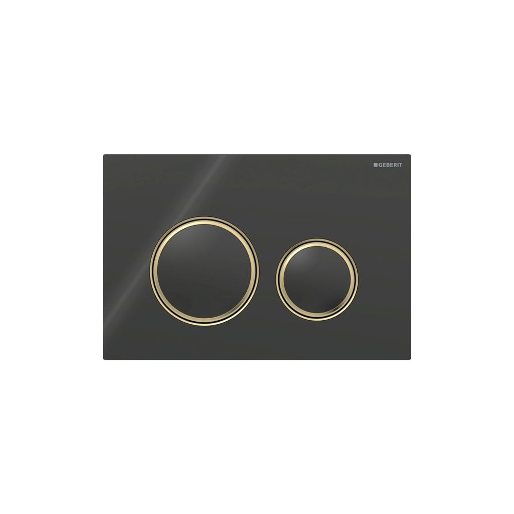Geberit Sigma 50 (ex Sigma 21) Drückerplatte, 2-Mengen-Spülung, Round, Schwarz, Meta... GEBERIT-115652SJ1 4025410759153 (Abb. 3)
