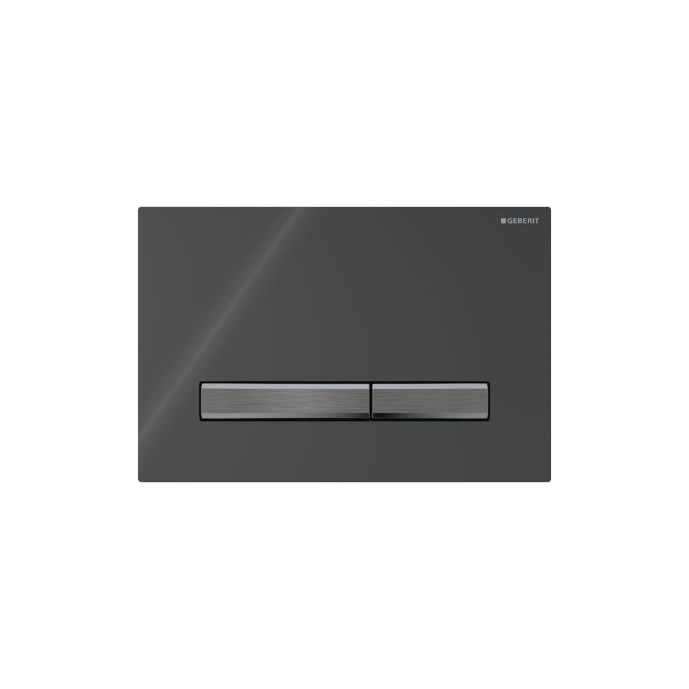 Geberit Sigma 50 Drückerplatte, 2-Mengen-Spülung, Square, Schwarz, Metallfarbe Schwa... GEBERIT-115671DW2 4025410759443 (Abb. 3)