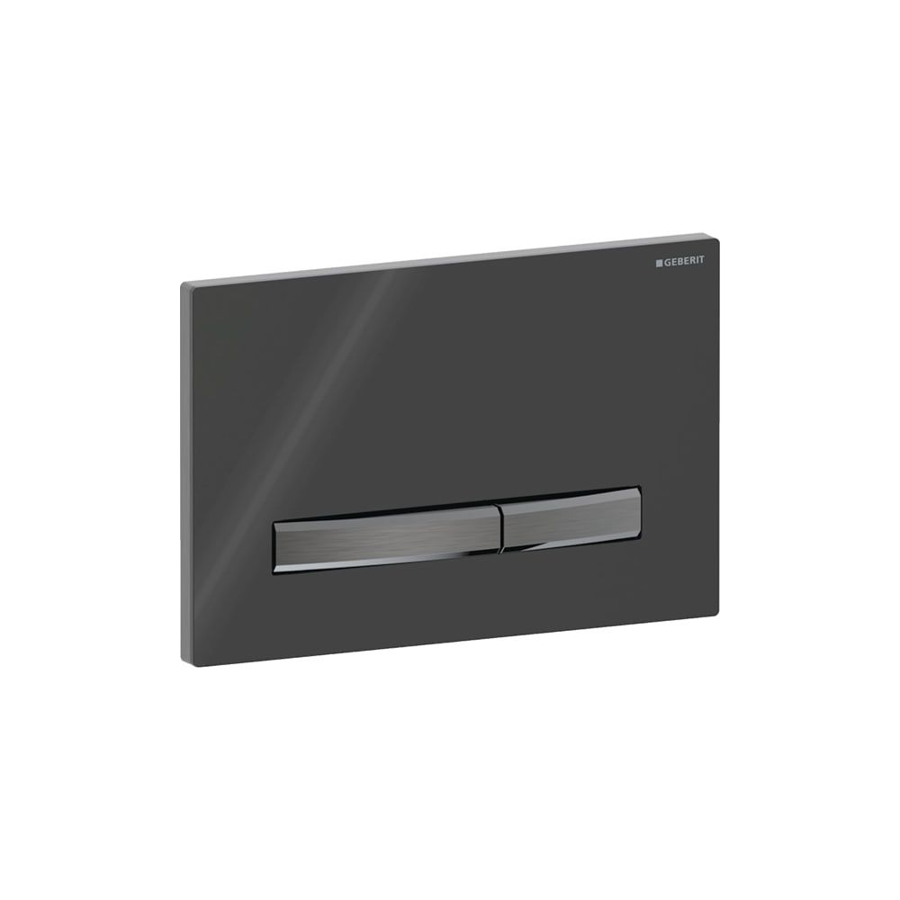 Geberit Drückerplatte Sigma50, 2-Mengen-Spülung, Square, Schwarz, Metallfarbe Schwar... GEBERIT-115671DW2 4025410759443 (Abb. 4)