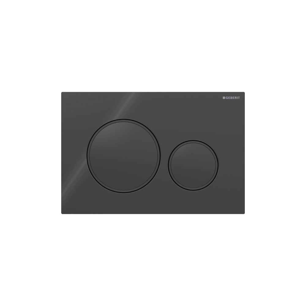 Geberit Sigma 20 Drückerplatte mit 2-Mengen-Spülung, Mattschwarz... GEBERIT-115882DW1 4025410759702 (Abb. 3)