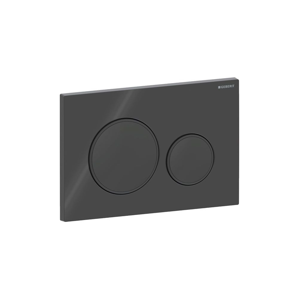 Geberit Drückerplatte Sigma20 mit 2-Mengen-Spülung, Mattschwarz, 115882DW1... GEBERIT-115882DW1 4025410759702 (Abb. 4)