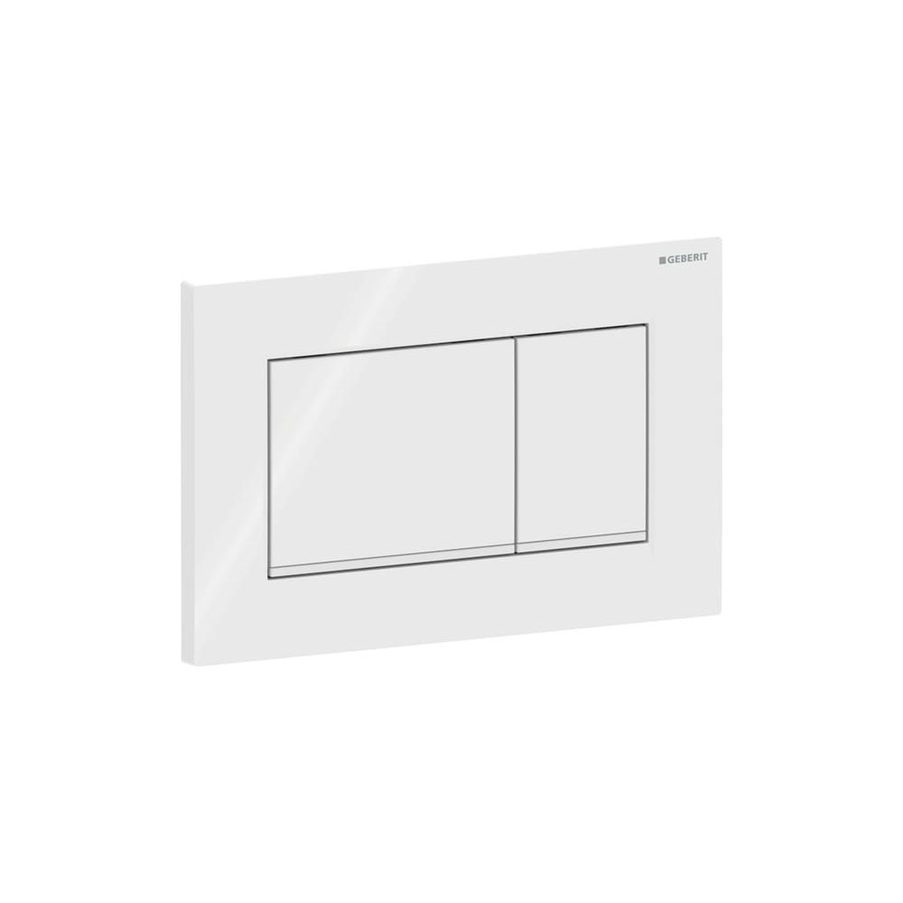 Geberit Drückerplatte Sigma20 mit 2-Mengen-Spülung, Weiß Weiß matt, 115883111... GEBERIT-115883111 4025410759689 (Abb. 4)