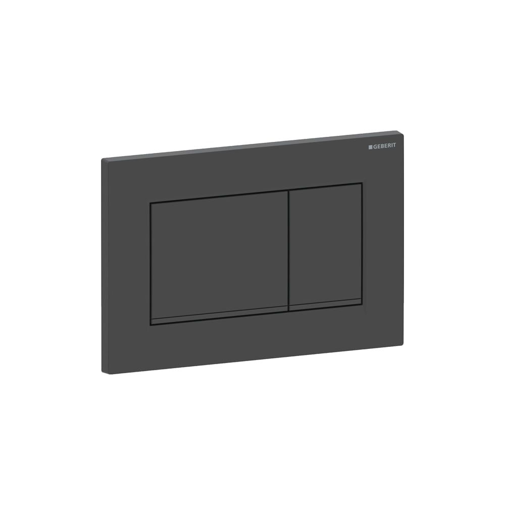 Geberit Drückerplatte Sigma20 mit 2-Mengen-Spülung, Schwarz/Schwarz matt lackiert, E... GEBERIT-115883161 4025410759580 (Abb. 4)