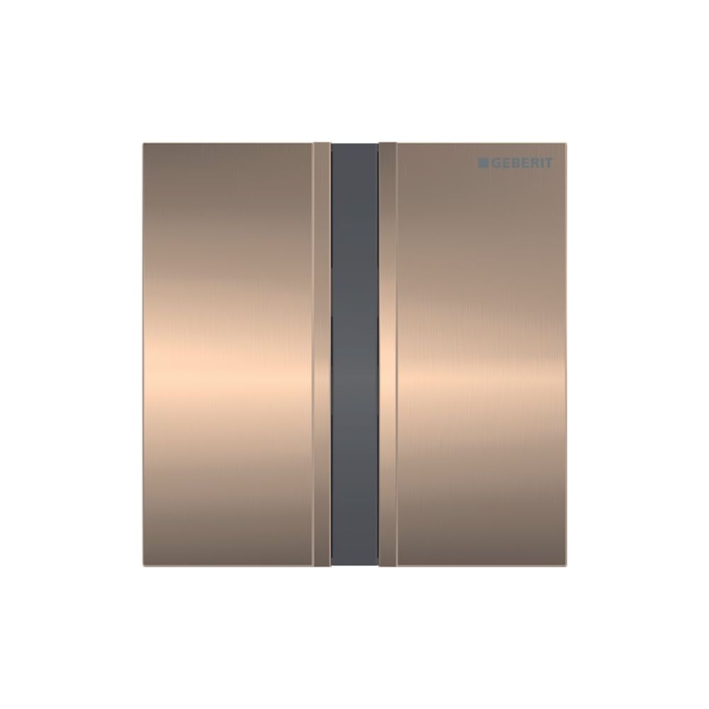 Geberit Typ 50 Abdeckplatte für Urinalsteuerung IR Square, Rotgold gebürstet... GEBERIT-241926QB1 4025410757012 (Abb. 1)