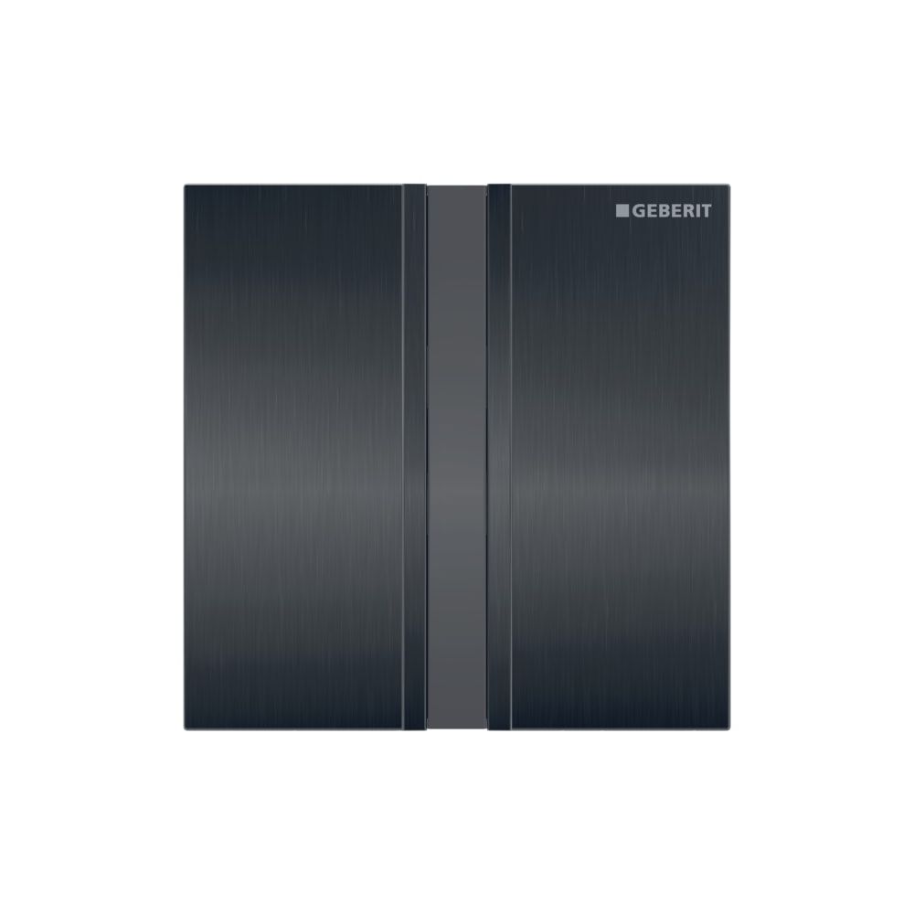 Geberit Typ 50 Abdeckplatte für Urinalsteuerung IR Square, Schwarzchrom gebürstet... GEBERIT-241926QD1 4025410757029 (Abb. 1)