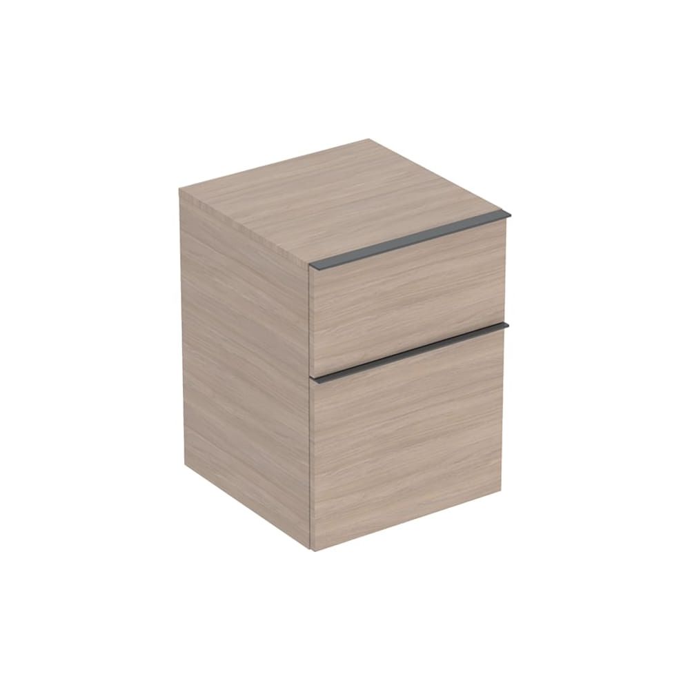 Geberit iCon Seitenschrank mit zwei Schubladen H 60cm, Eiche, Melamin Holzstruktur/L... GEBERIT-502315JH1 4025410942777 (Abb. 3)