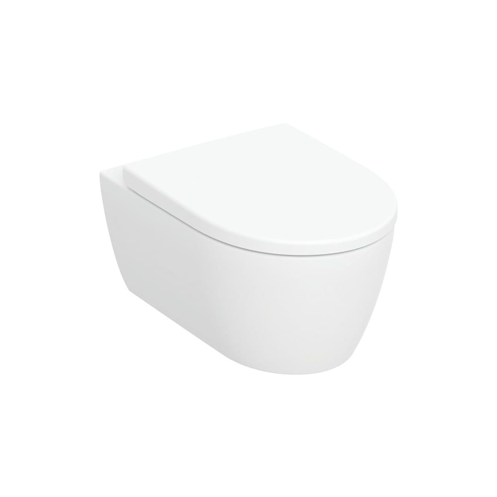 Geberit iCon Set Wand-WC Tiefspüler geschl. Form Rimfree, WC-Sitz T 53cm Absenkaut. ... GEBERIT-501664008 4025410949875 (Abb. 3)