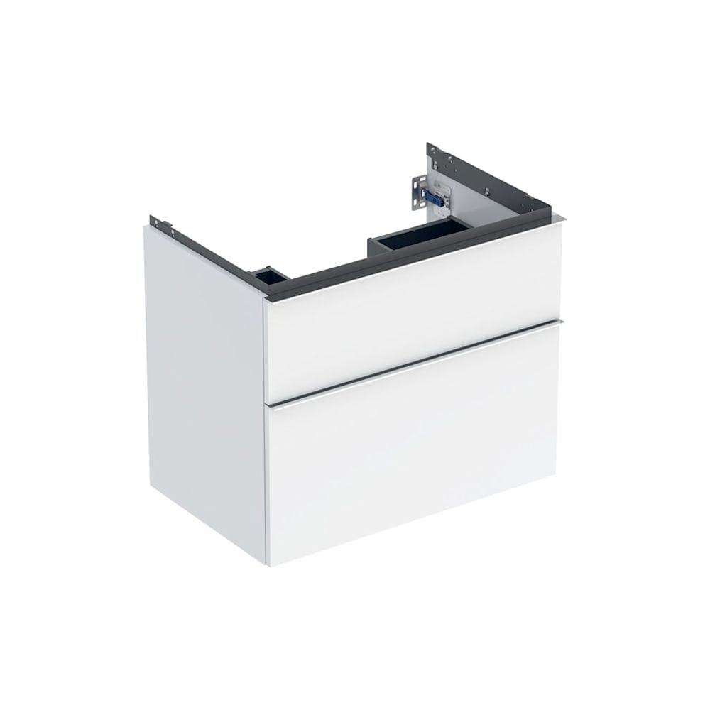 Geberit iCon Unterschrank für Waschtisch, 2 Schubladen Waschtisch 75cm, Weiß, lackie... GEBERIT-502304012 4025410941268 (Abb. 3)