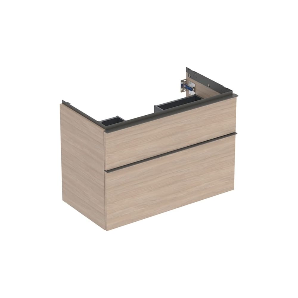 Geberit iCon Unterschrank für Waschtisch, 2 Schubladen Waschtisch 90cm, Eiche, Melam... GEBERIT-502305JH1 4025410942371 (Abb. 3)