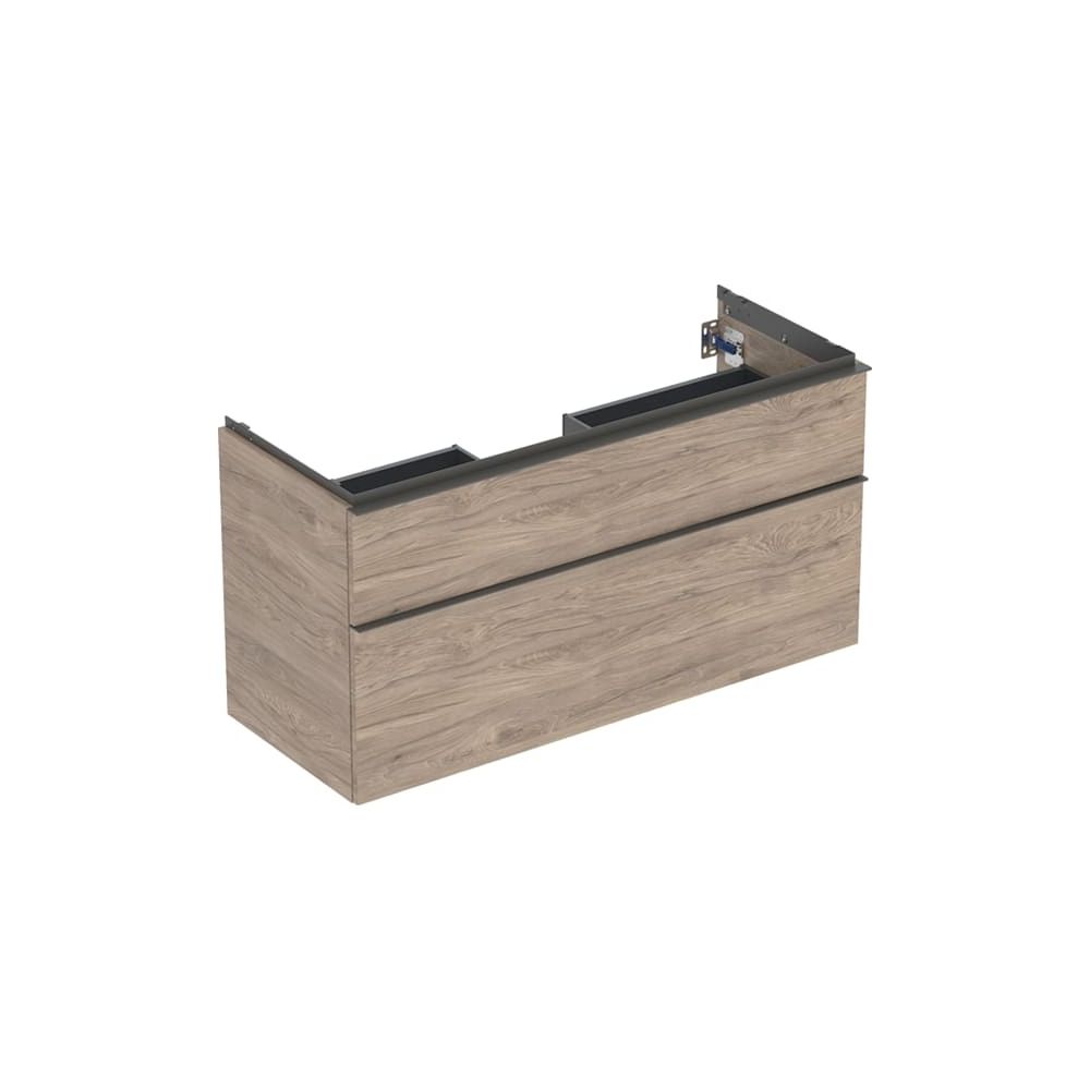 Geberit iCon Unterschrank für Waschtisch 2 Schubladen Waschtisch 120cm, Nussbaum hic... GEBERIT-502306JR1 4025410942449 (Abb. 3)