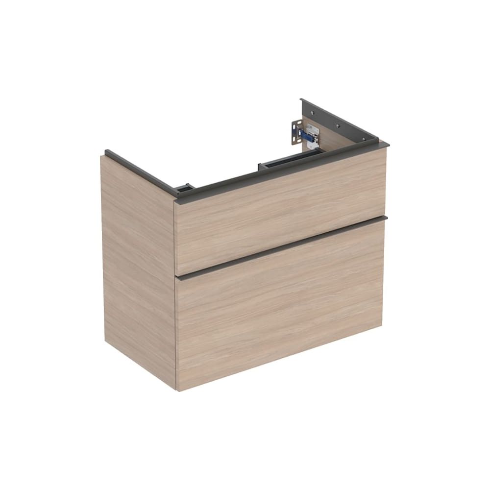 Geberit iCon Unterschrank für WT 2 Schubladen verkürzte Ausladung WT 75cm Eiche Mela... GEBERIT-502308JH1 4025410942494 (Abb. 3)