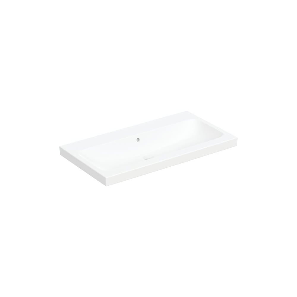 Geberit iCon Light Waschtisch, Breite 90cm, Tiefe 48cm, ohne Hahnloch, Überlauf sich... GEBERIT-501836003 4025410894755 (Abb. 3)