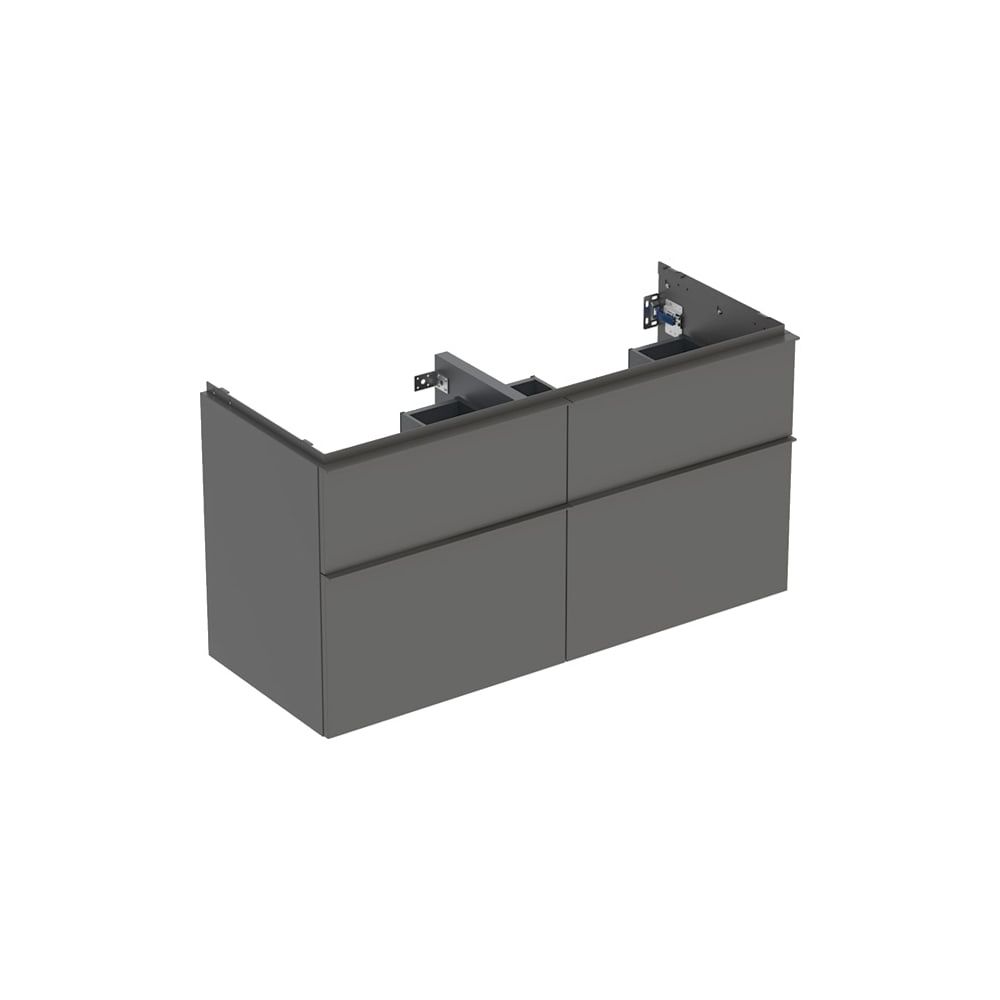 Geberit iCon Unterschrank für Doppelwaschtisch, 4 Schubladen 120x61,5cm, Lava lackie... GEBERIT-502309JK1 4025410942548 (Abb. 3)
