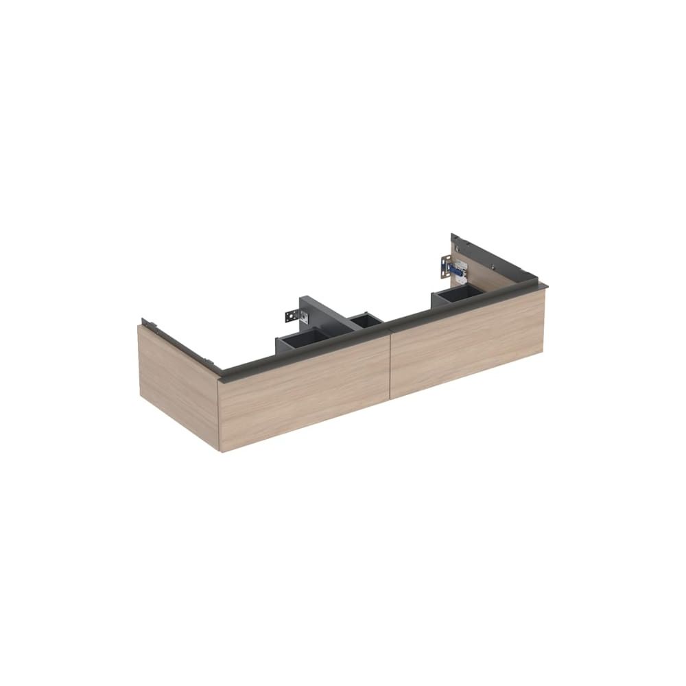 Geberit iCon Unterschrank für Doppelwaschtisch, 2 Schubladen 120x24,7cm, Eiche Melam... GEBERIT-502314JH1 4025410942739 (Abb. 3)
