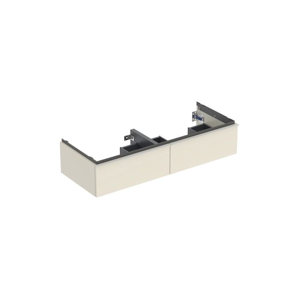 Geberit iCon Unterschrank für Doppelwaschtisch 2 Schubladen 120x247cm Sandgrau lacki... GEBERIT-502314JL1 4025410942753 (Abb. 3)