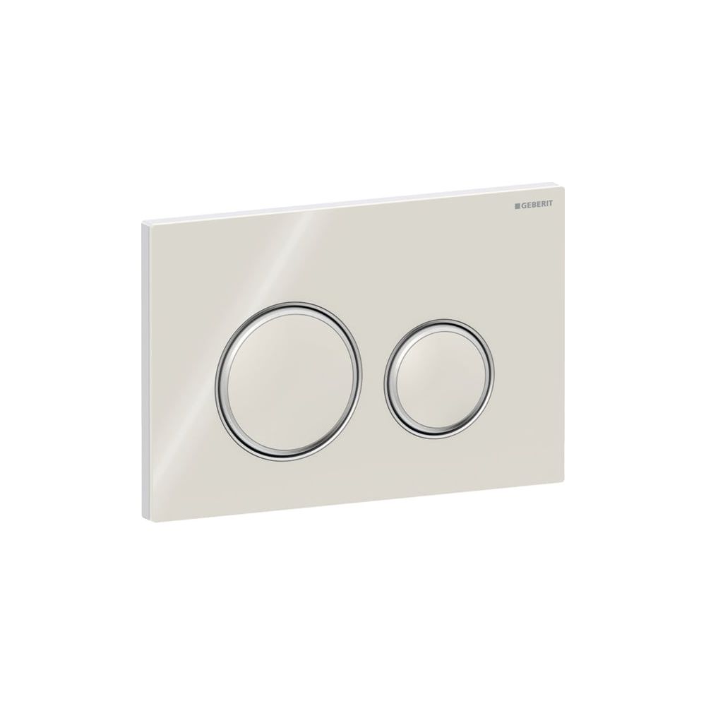 Geberit Drückerplatte Sigma50 mit 2-Mengen-Spülung, Sandgrau, Metallfarbe verchromt... GEBERIT-115884JL1 4025410947024 (Abb. 4)