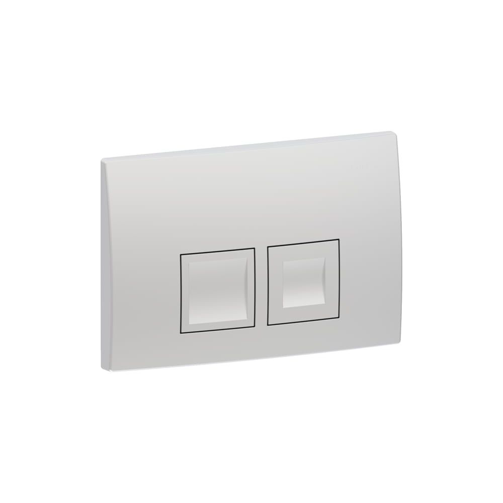 Geberit Betätigungsplatte Delta25, 2-Mengen-Spülung, Kunststoff, Mattverchromt... GEBERIT-115135465 4025410653062 (Abb. 3)