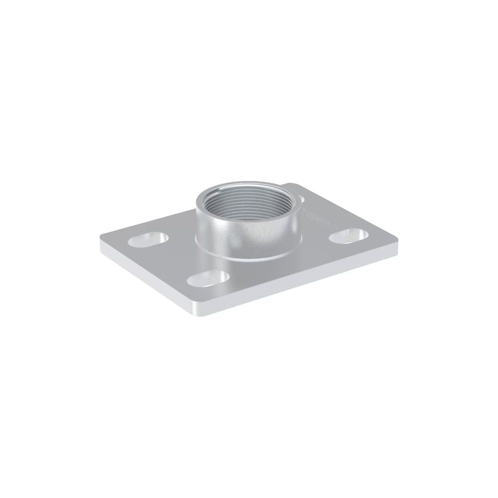 Geberit Grundplatte rechteckig, 16x12x3,6cm, G 2", Stahl, Galvanisch verzinkt... GEBERIT-362874261 4025410646132 (Abb. 3)
