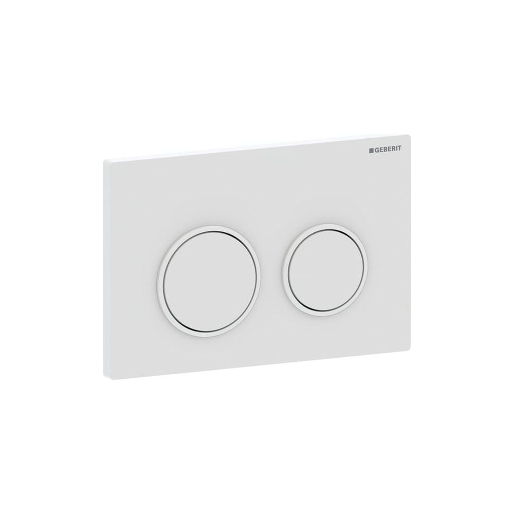 Geberit Betätigungsplatte Omega20, 2-Mengen-Spülung, Kunststoff, Weiß, Easy to Clean... GEBERIT-115085011 4025410693334 (Abb. 2)