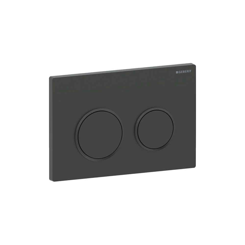 Geberit Betätigungsplatte Omega20, 2-Mengen-Spülung, 212x142x10mm, Kunststoff, Schwa... GEBERIT-115085161 4025410693518 (Abb. 2)