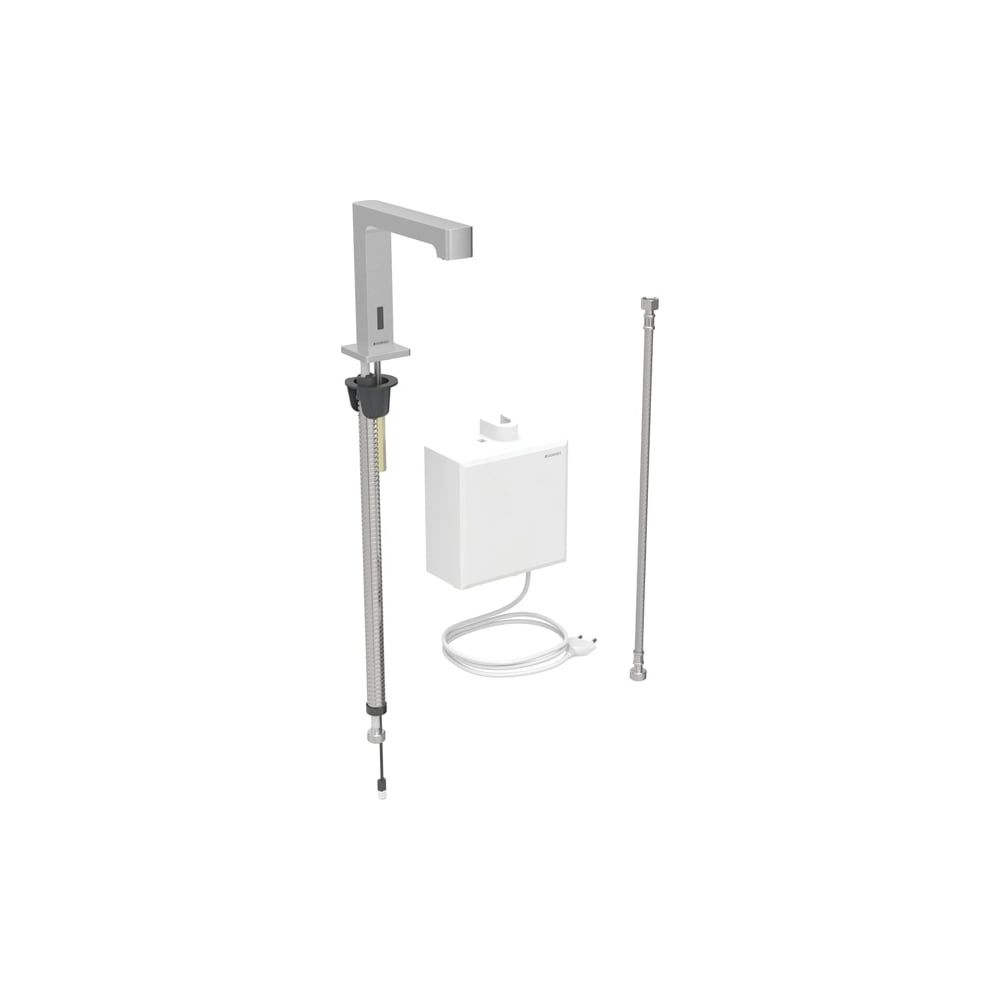 Geberit Brenta Waschtischarmatur, Standmontage, Netzbetrieb, mit AP-Funktionsbox, oh... GEBERIT-116171SN1 4025410064813 (Abb. 1)