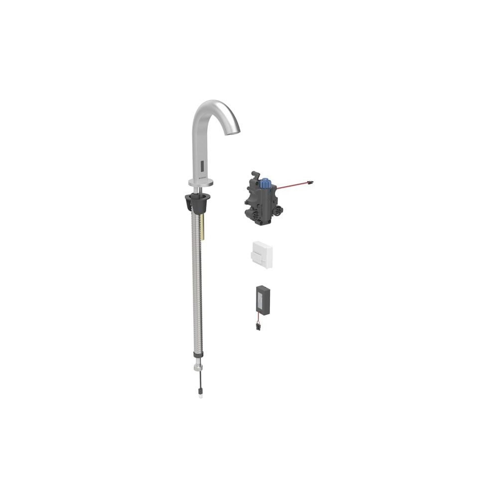 Geberit Piave Waschtischarmatur, Standmontage, Batteriebetrieb, für UP-Funktionsbox,... GEBERIT-116188SN1 4025410065001 (Abb. 1)