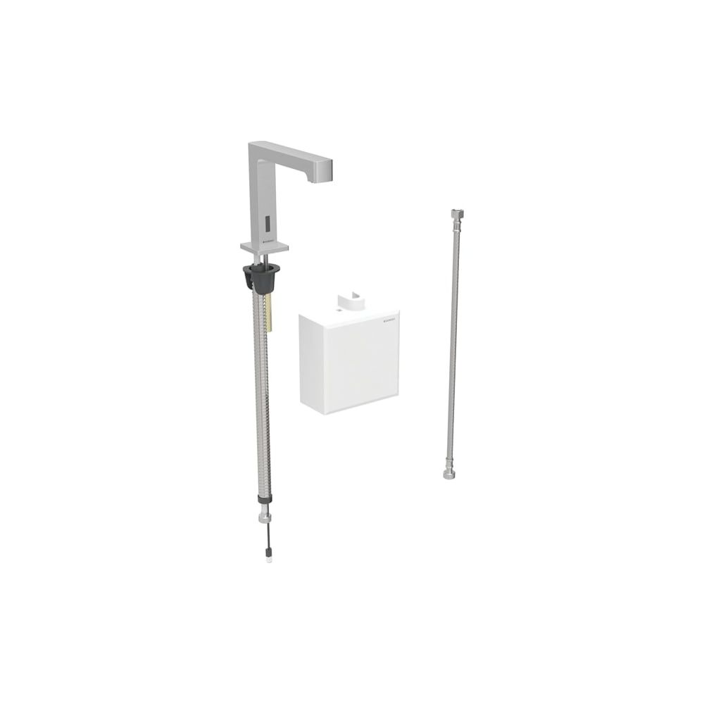 Geberit Brenta Waschtischarmatur, Standmontage, Batteriebetrieb, mit AP-Funktionsbox... GEBERIT-116173SN1 4025410064844 (Abb. 1)