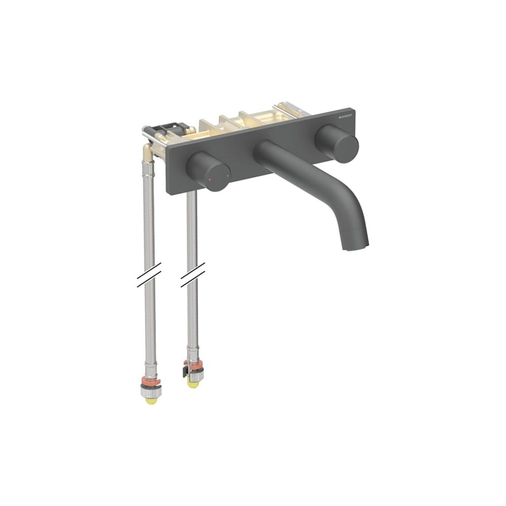 Geberit ONE Waschtischarmatur rundes Design, Wandmontage L 16,5cm Zweigriffmischer f... GEBERIT-116460141 4025410065612 (Abb. 1)