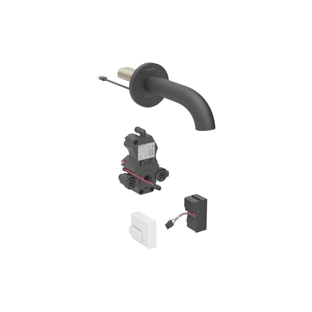 Geberit Piave Waschtischarmatur Wandmontage, Netzbetrieb, mit Mischer, Länge 17cm, M... GEBERIT-116262141 4025410064103 (Abb. 1)