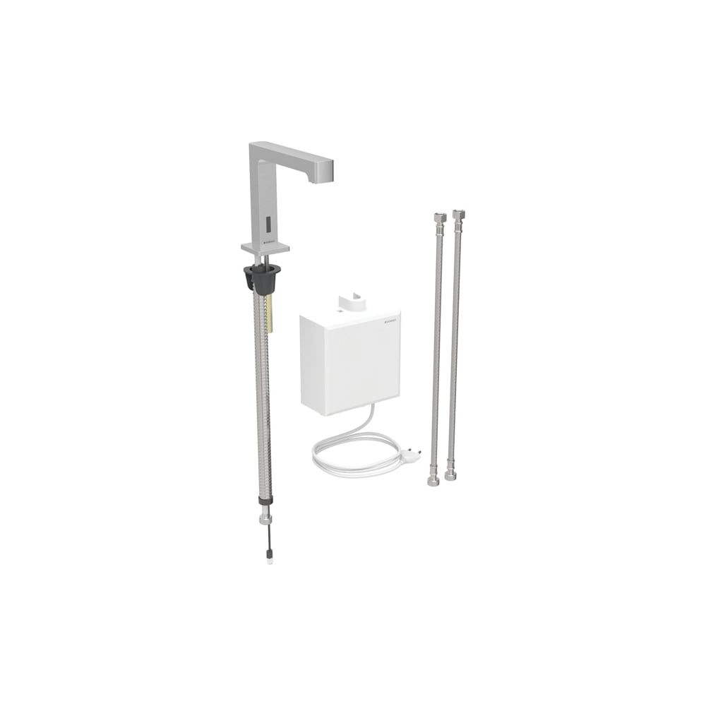 Geberit Brenta Waschtischarmatur, Standmontage, Netzbetrieb, mit AP-Funktionsbox, Th... GEBERIT-116177SN1 4025410064899 (Abb. 1)